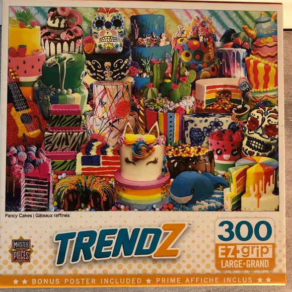 Masterpieces Trendz 300 Piece Puzzle EZ Grip - Picture 1 of 5